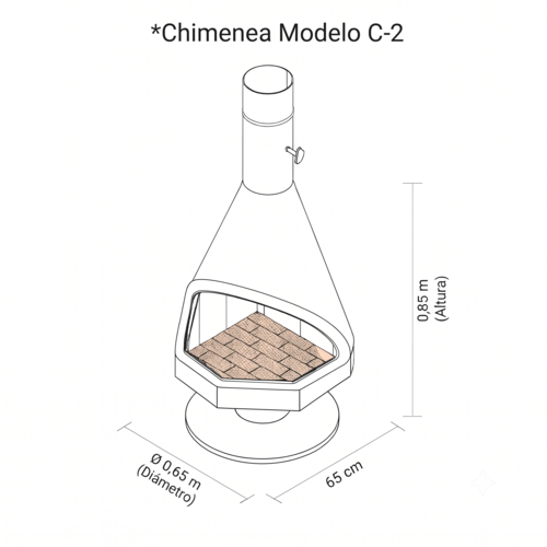 Chimenea Modelo C2